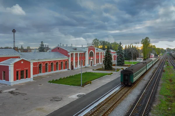 Залізничний вокзал Великовеликі Луки, Росія — стокове фото