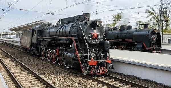 Alte Dampflokomotiven — Stockfoto