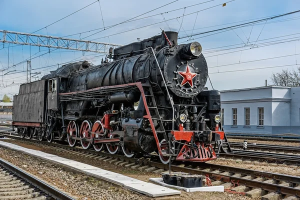 Alte Dampflokomotive — Stockfoto