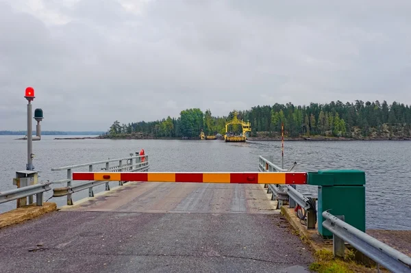 Kleine kabel veerboot — Stockfoto