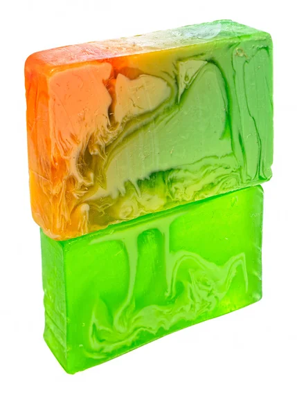 Szines kézzel készített szappan — Stock Fotó