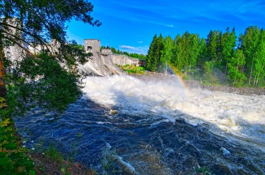 Imatra güç istasyonu Barajı dolusavak