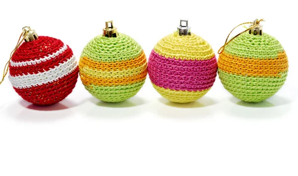 Row of colourful balls — Stock Photo, Image