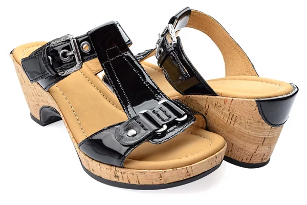 Dámské sandály — Stock fotografie