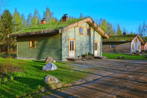 Cabina con tetto a terra — Foto Stock