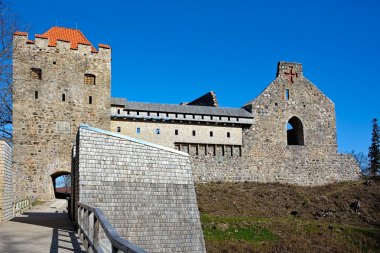 Sigulda kale kalıntıları