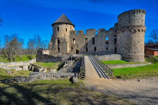 Ruinas del Castillo de Cesis — Foto de Stock