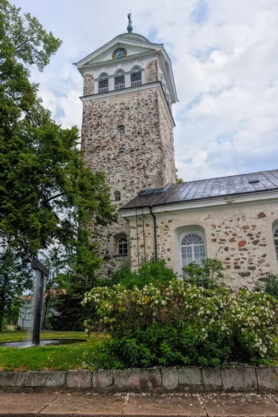 Mittelalterliche Feldsteinkirche — Stockfoto