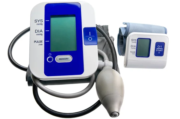 Digital blood pressure monitors Stock Image