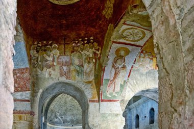 Eski bir fresk duvar St Nicholas Kilisesi, Demre