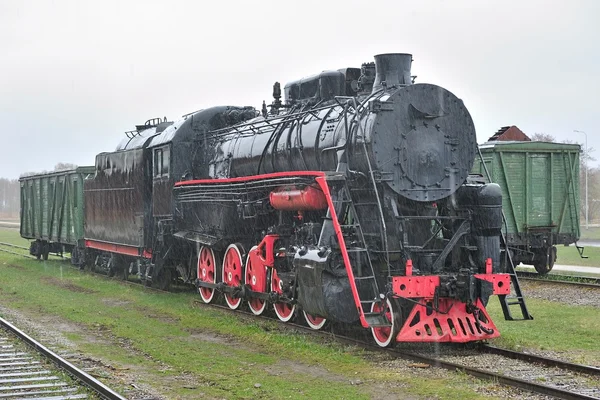 Old steam locomotive. — Stock Photo, Image