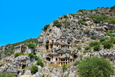 Likya kaya mezarı, Myra Necropolis'e