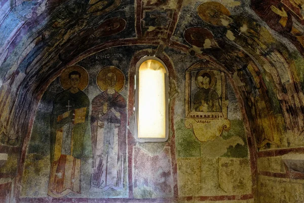 Un viejo fresco en la pared de la iglesia de San Nicolás, Demre —  Fotos de Stock
