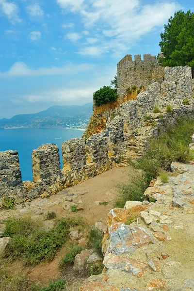 Mauern und landwärts gerichtete Festung — Stockfoto