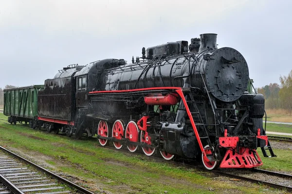 Old steam locomotive. — Stock Photo, Image