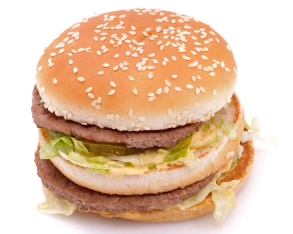 Köstliche saftige Cheeseburger / Hamburger — Stockfoto