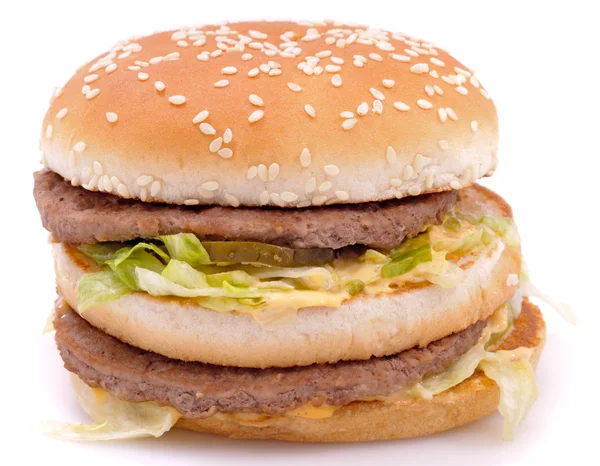 Delizioso cheeseburger / hamburger succoso — Foto Stock