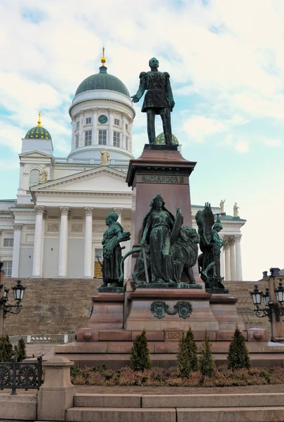 Rus Çar Alexander II heykeli — Stok fotoğraf