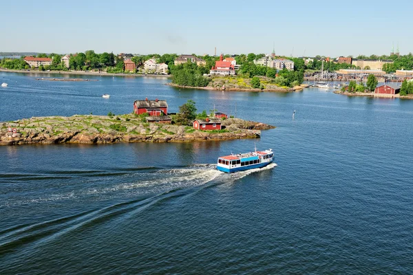 Helsinki haven kustlijn — Stockfoto