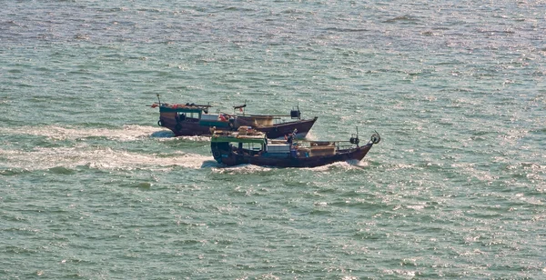 Commercial fishing trawler boats — Stock Photo, Image