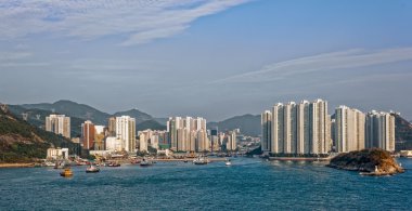 Appartments in Aberdeen Hong Kong clipart
