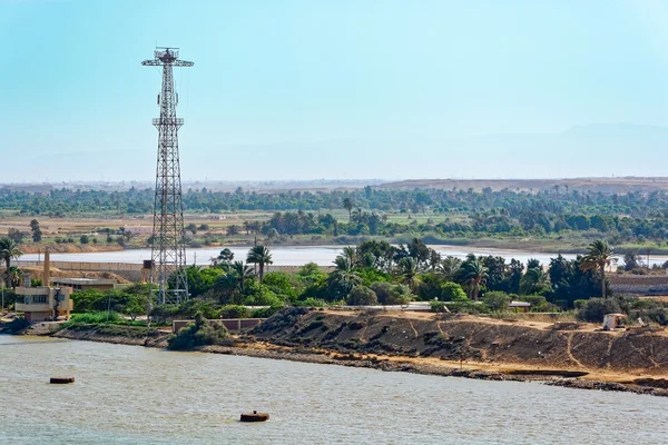 Canale di Suez, Egitto — Foto Stock