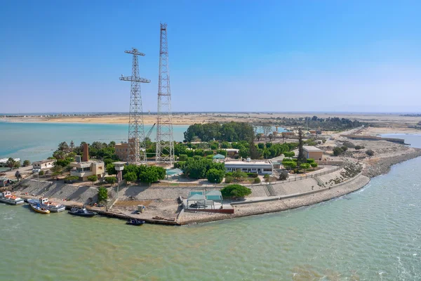 Suez canal, Egypt — Stock Photo, Image