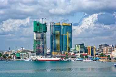 dar es salaam şehrin merkezi Panoraması