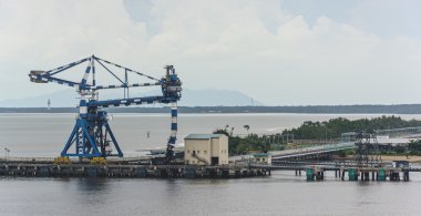 Özel sürekli gemi kömür boşaltma