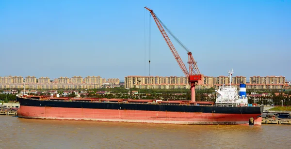 Isla Changxing en el río Yangtze, Shanghái, China —  Fotos de Stock