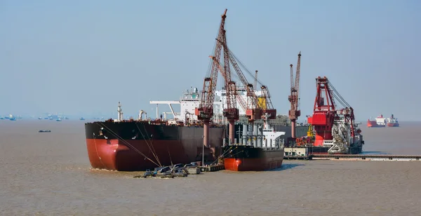 Shanghai shipyard — Stock Photo, Image