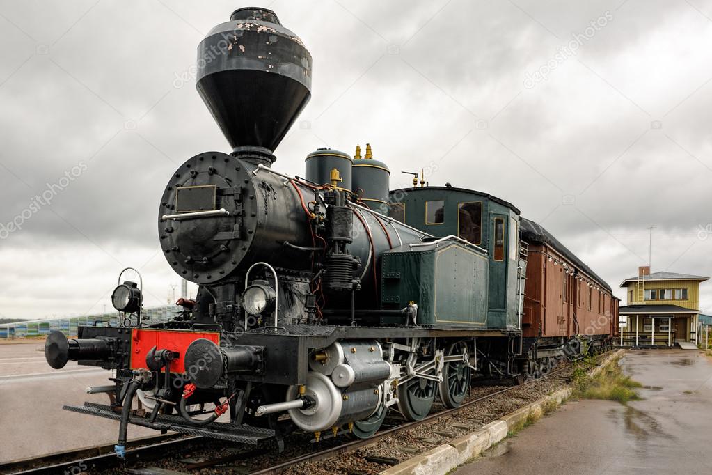 Old steam train.