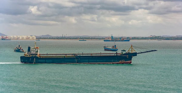 Navios de transporte de agregados — Fotografia de Stock