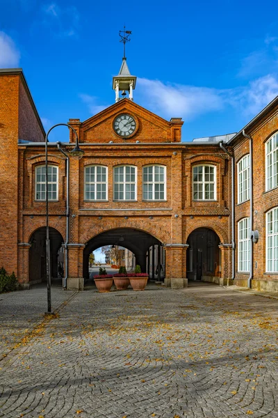 Tampella clock gate — Stock Photo, Image