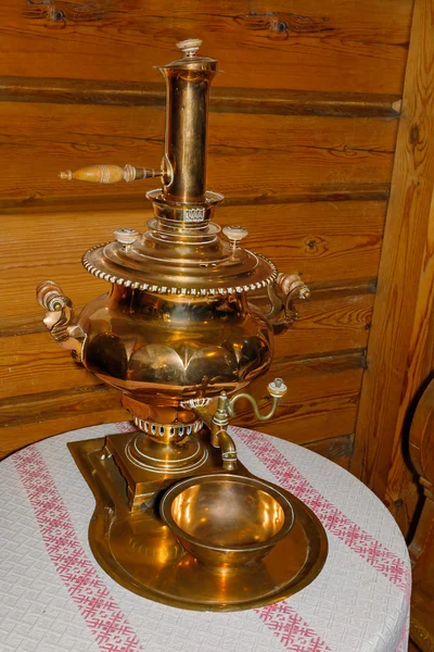 Samovar russo antico — Foto Stock