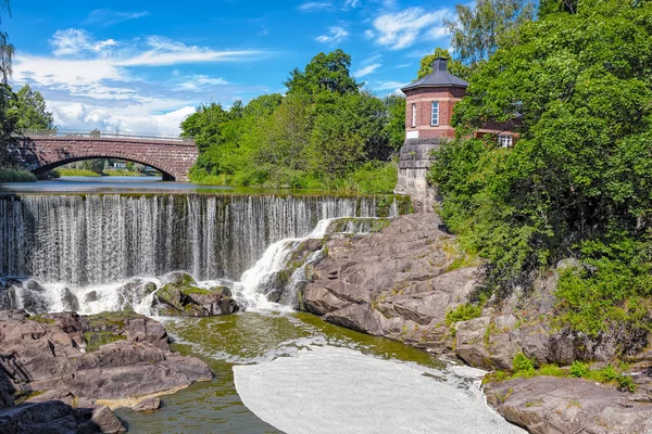 Cascada en Vanhankaupunginkoski, Helsinki — Foto de Stock