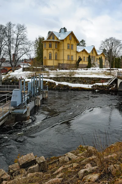 Verla mlýn vesnice, Finsko — Stock fotografie