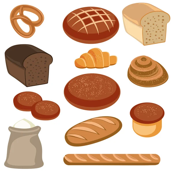 Bakery and pastry products — Stock Vector