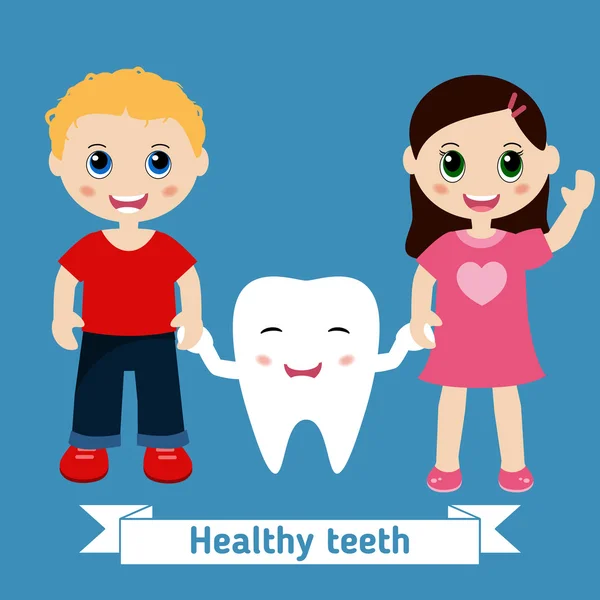 Design de cuidados dentários —  Vetores de Stock