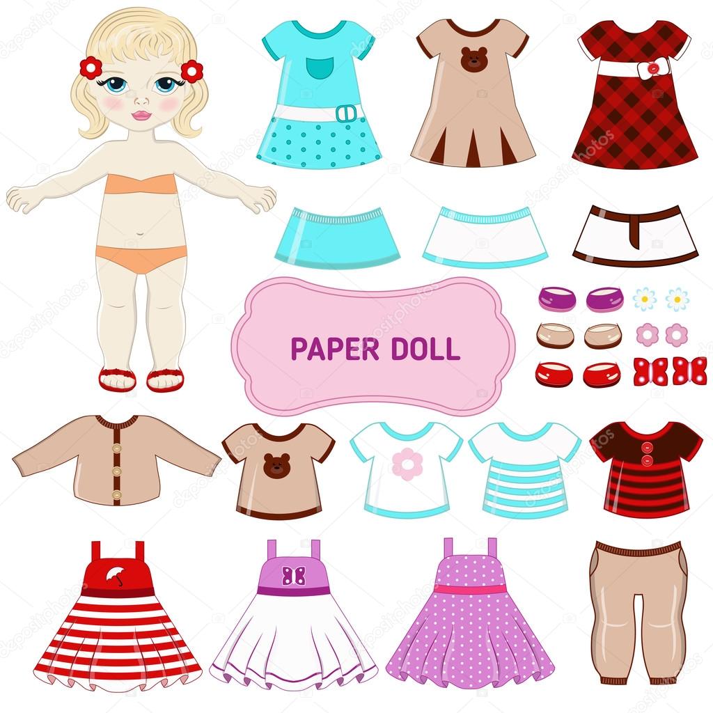 Paper doll. Stock Vector Image by ©NinaMunha #78786648