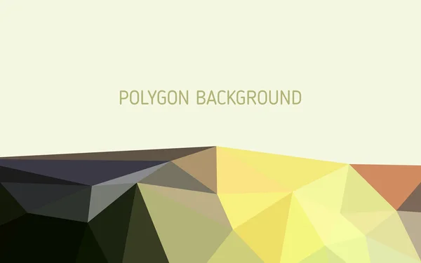 Polygon abstrakter Speck. — Stockvektor