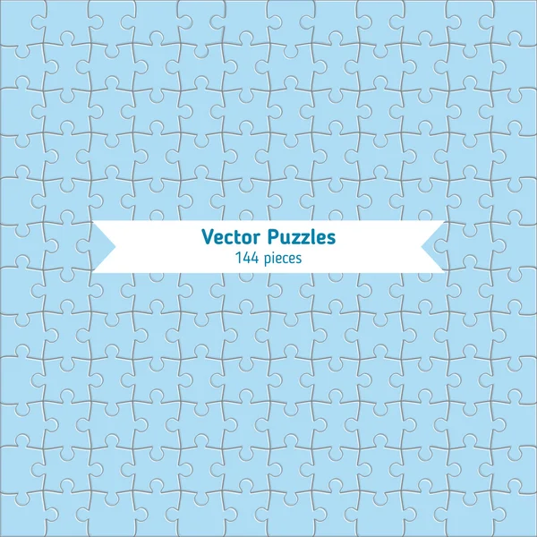 Puzzle-Hintergrundvektor — Stockvektor
