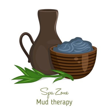 Spa tema nesnesini beyaz arka plan üzerinde.
