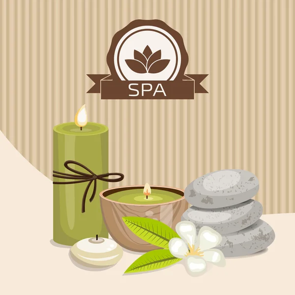 Spa theme object. — Stock Vector