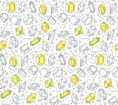 Desen ile parlak renkler kristalleri.