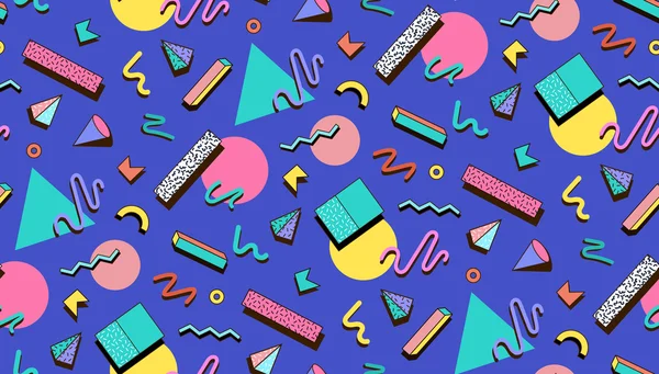 Gösterim amacıyla hipsters Memphis tarzı.