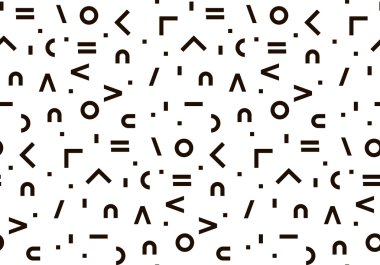 Gösterim amacıyla hipsters Memphis tarzı.