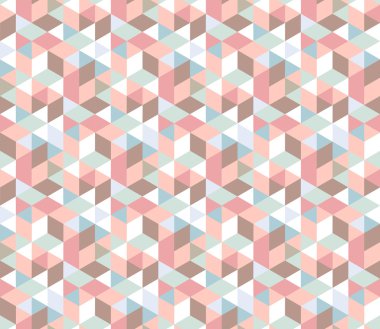 geometrik rhombus renk desen