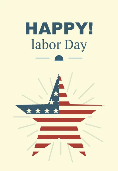 Journée américaine du travail. — Image vectorielle