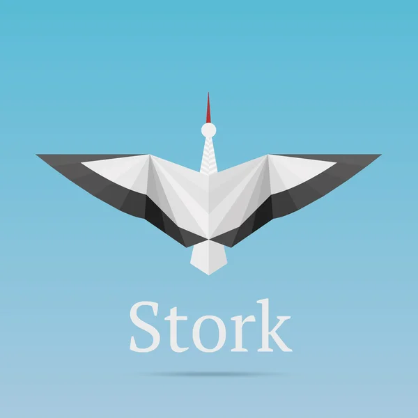 Stork — Stock vektor